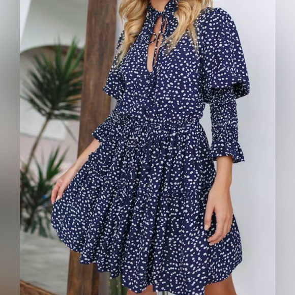 Bali Elf Simone Polka Dot Mini Dress - Picture 2 of 16